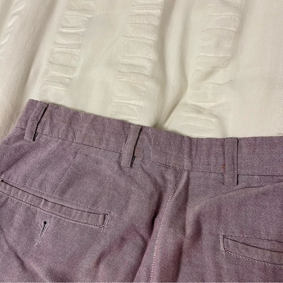 Perry Ellis Portfolio Purple Cotton Shorts - Picture 4 of 5